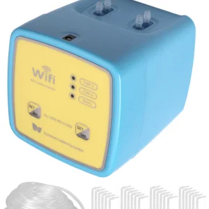 Dispozitiv cu caracteristici detaliate, inclusiv pompă și Wifi.