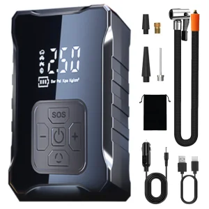 Compresor portabil cu accesorii multiple